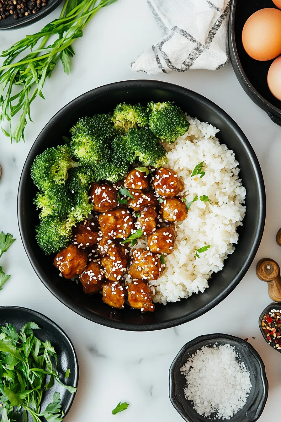 Teriyaki Ground Turkey Bowl