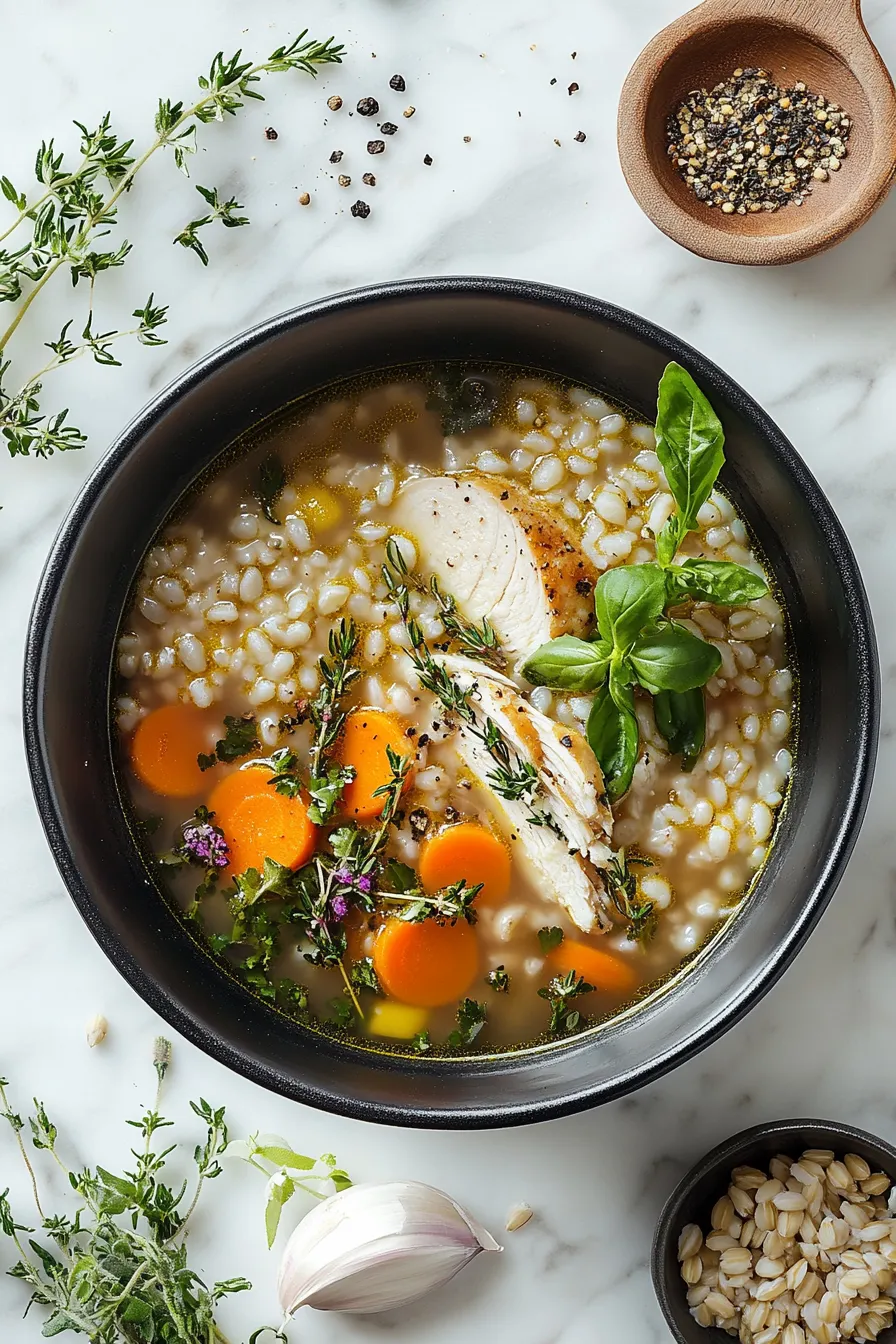 Chicken Soup with Barley – Dishes Recipe