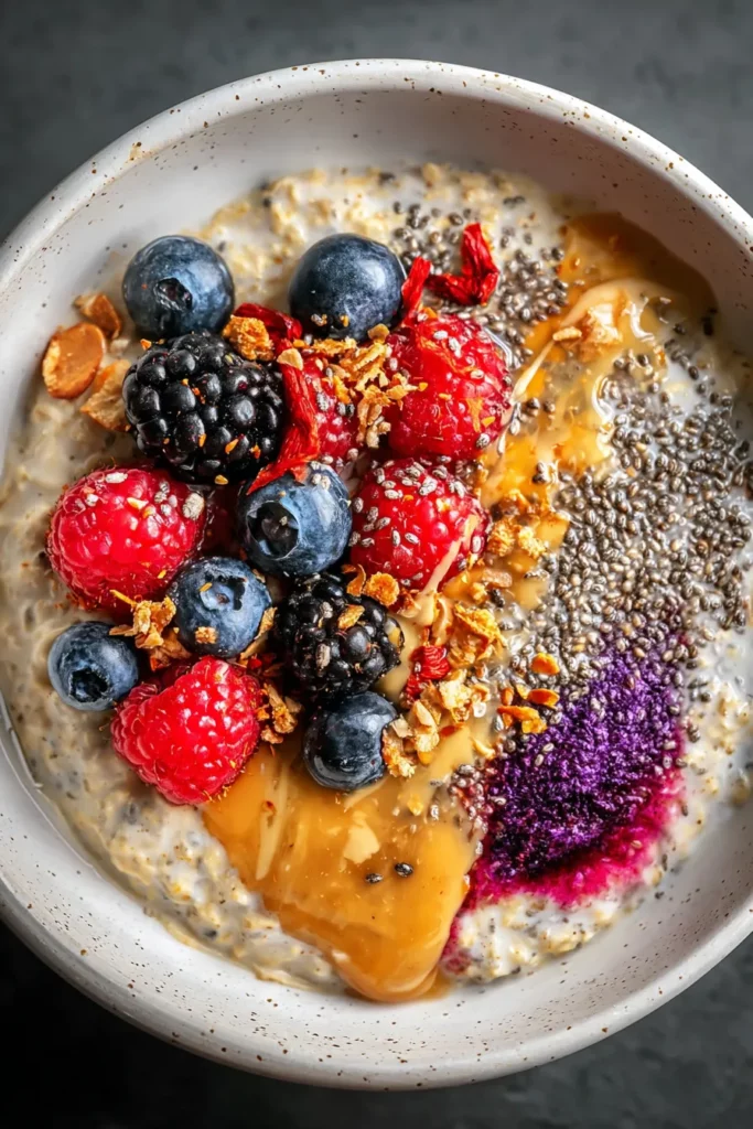 HighProtein Overnight Oats Dishes Recipe