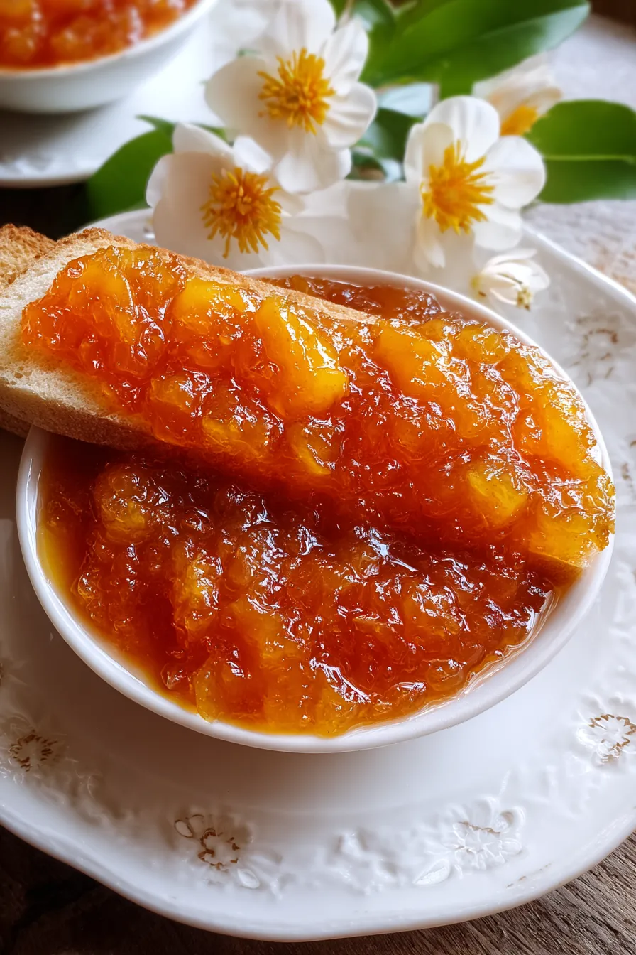 Vanilla Peach Jam – Dishes Recipe