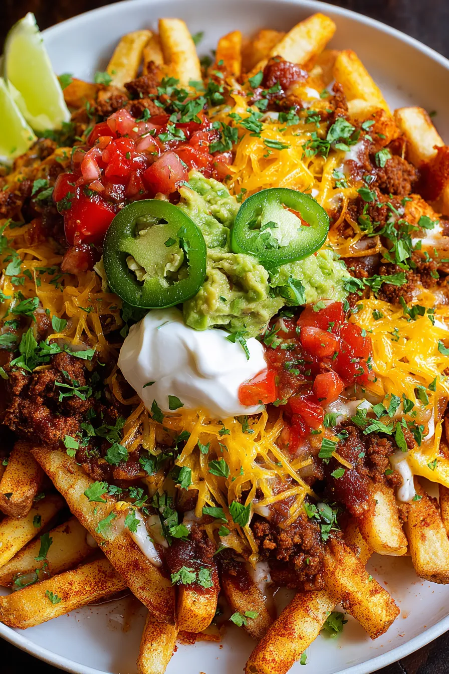Crispy Spicy Loaded Nacho Fries – Dishes Recipe