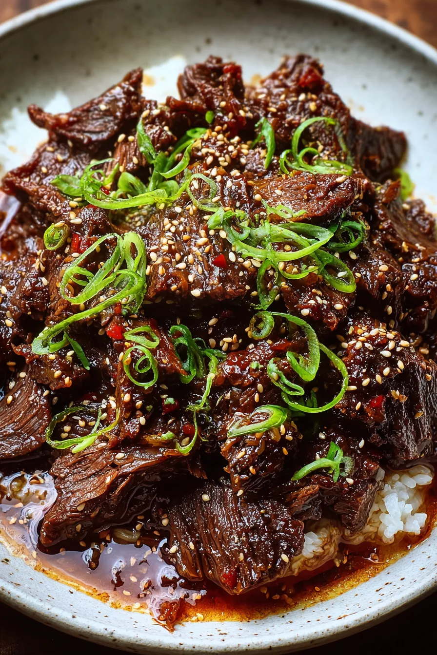 Slow Cooker Korean Beef – Dishes Recipe