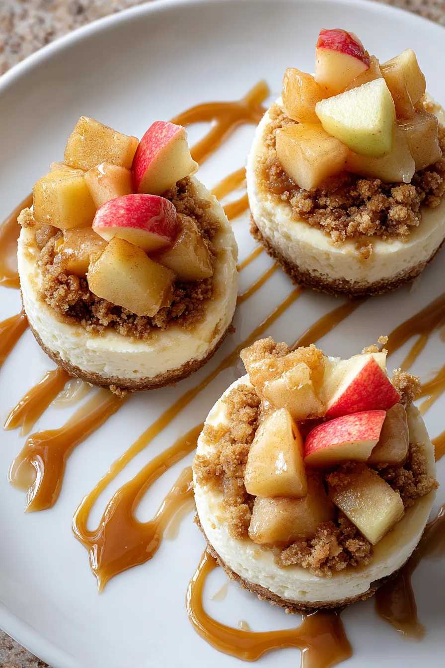 Apple Crisp Mini Cheesecakes – Dishes Recipe