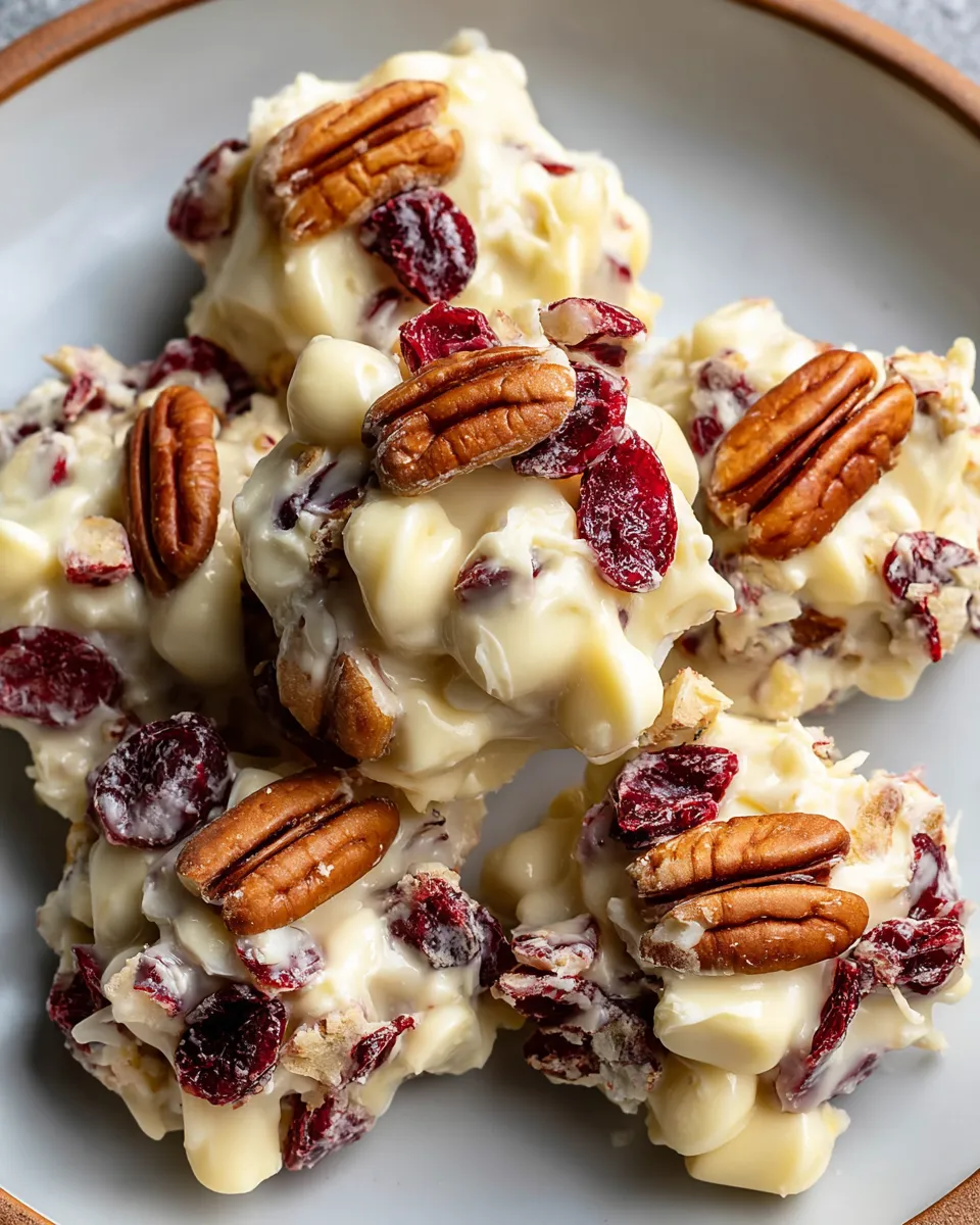 White Chocolate Cranberry Pecan Clusters – Dishes Recipe